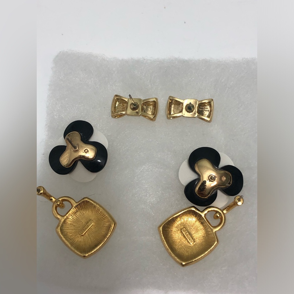 Kate Spade Monet arrings Lot of 3 Pairs - Picture 8 of 9